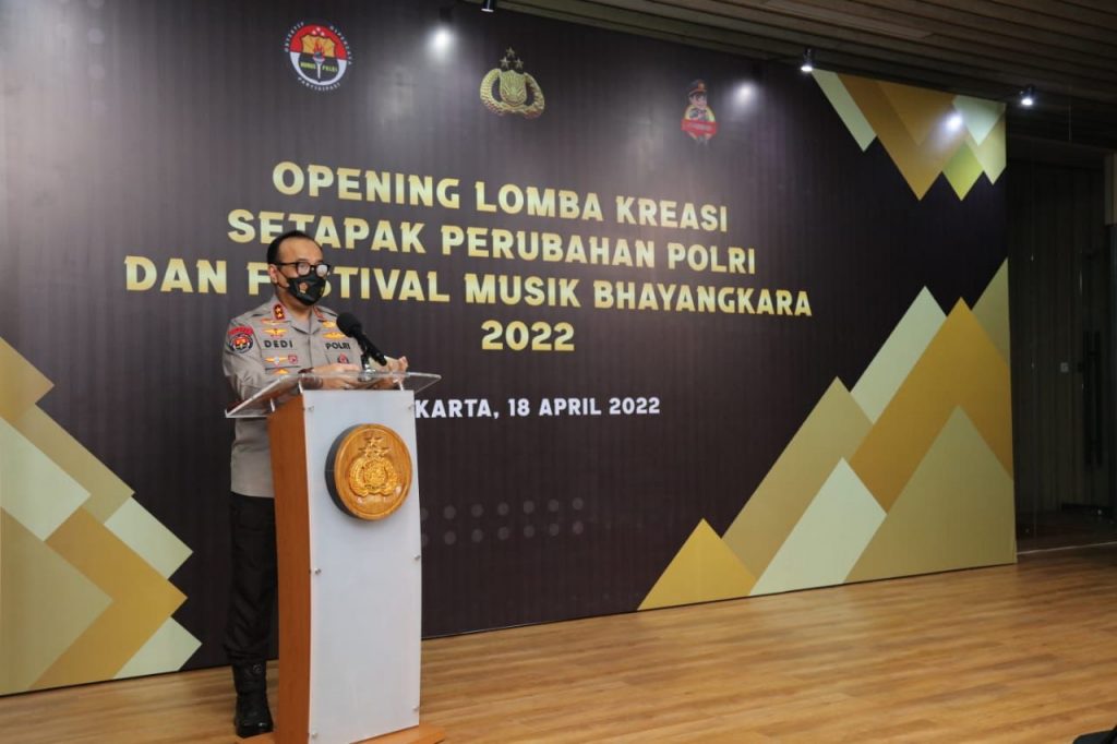 Foto opening lomba kreasi Mabes Polri