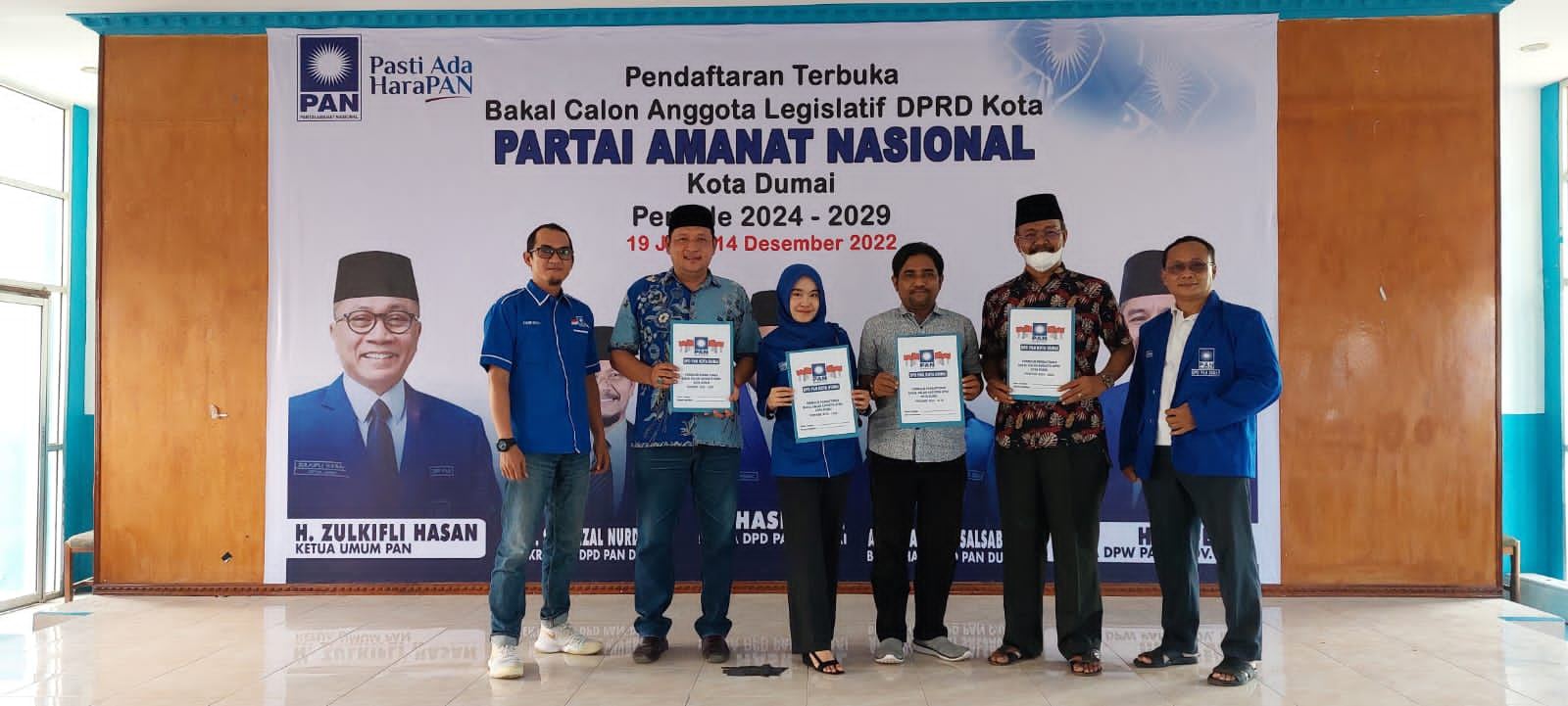 Foto bakal calon anggota Legislatif DPRD Kota Dumai Tahun 2024 dari partai PAN Kota Dumai