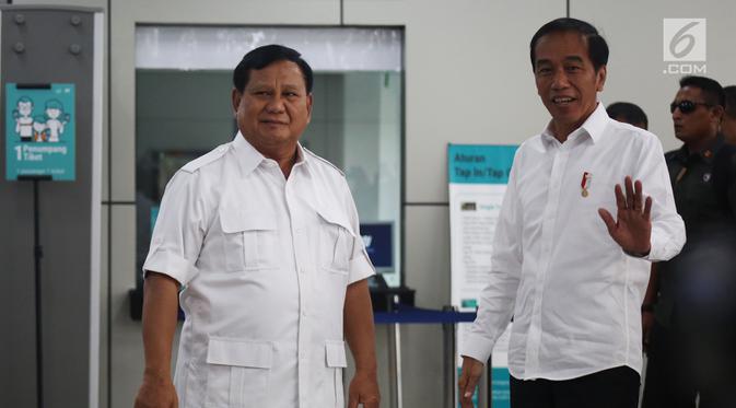 Foto saat Presiden Joko Widodo menerima Ketua Umum Partai Gerindra Prabowo Subianto di Istana Merdeka. (Dok: liputan6)