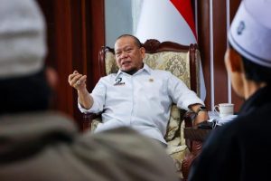 Foto Ketua DPD RI, AA LaNyalla Mahmud Mattalitti minta Kemenkominfo blokir aplikasi judi online. (Dok: republika.co.id)