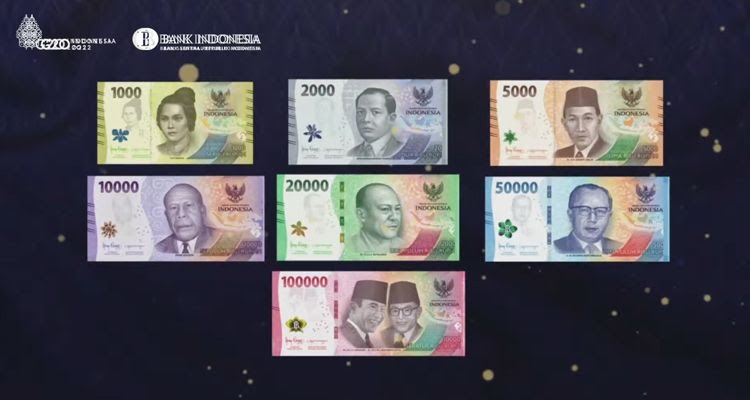 Foto uang rupiah kertas keluaran baru BI tahun emisi 2022. (Dok: Bank Indonesia)