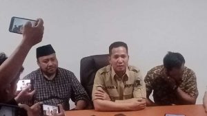 Foto Ketua DPC Gerindra Palembang Akbar Alfaro berikan keterangan pers. (Dok: Viva.co.id)