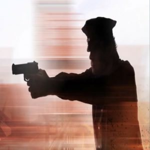 Foto ilustrasi polisi sedang menembak. (Dok: okezone.com)