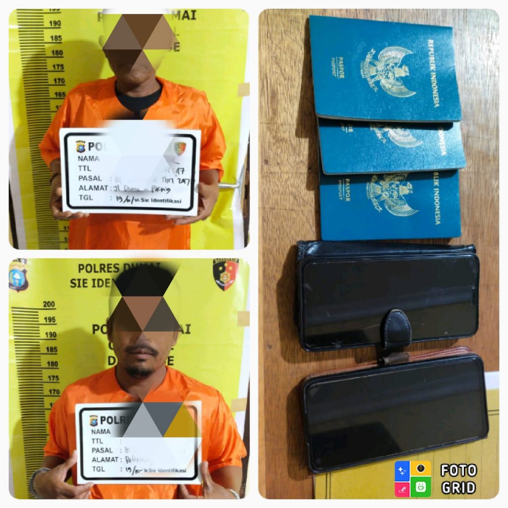 Foto tersangka kasus dugaan penempatan Pekerja Migran Indonesia (PMI) ilegal.