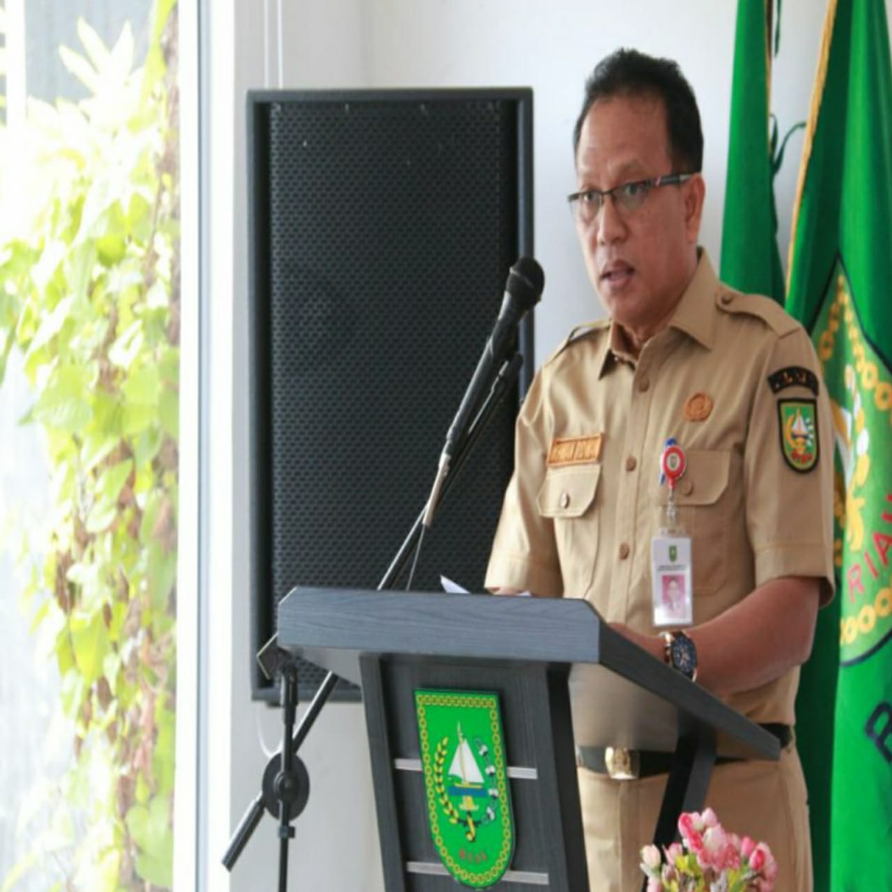 Foto Kepala Badan Kepegawaian Daerah (BKD) Riau, Ikhwan Ridwan.