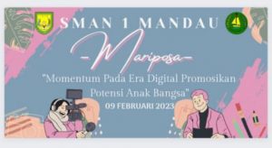 Foto Poster pada kegiatan OSIS SMAN 1 Mandau di HPN 2023