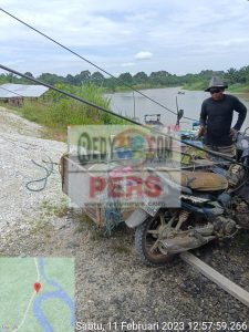 Foto lokasi pertambangan galian C di Desa Kualu, Kecamatan Tambang, Kabupaten Kampar. (dok: RedyNews.com)