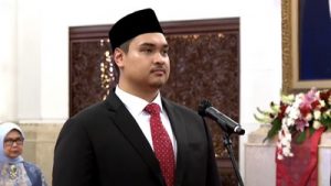 Foto Menpora RI Ario Bimo Nandito Ariotedjo yang akrab disapa Dito Ariotedjo.