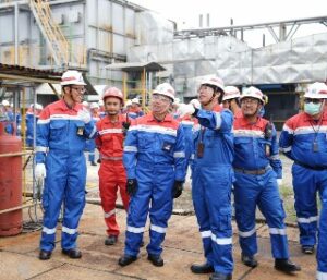 Foto : PT. KPI pada pelaksanaan Management WalkThrough (MWT) ke area GEG & Boiler MHI guna memastikan operasional berjalan lancar dan efisien.