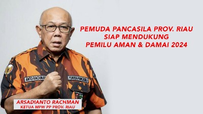 Foto : Ketua Majelis Pimpinan Wilayah (MPW) Pemuda Pancasila Provinsi Riau H. Arsadianto Rachman.