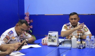 Foto : Kepala Dinas Perhubungan Kota Dumai, Said Effendi memimpin rapat persiapan menyambut Natal dan Tahun Baru (Nataru) dilingkup Dishub Kota Dumai.