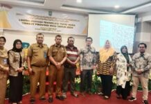 Foto : Perwakilan Pemkab Rohil yang mengikuti dan menghadiri lomba inovasi Teknologi Tepat Guna (TTG) tingkat Provinsi Riau Tahun 2024, di Pekanbaru.