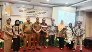Foto : Perwakilan Pemkab Rohil yang mengikuti dan menghadiri lomba inovasi Teknologi Tepat Guna (TTG) tingkat Provinsi Riau Tahun 2024, di Pekanbaru.