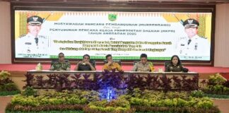 Foto : Bupati Rohil mengikuti Musrenbang Se-Kabupaten Rohil sekaligus penyusunan RKPD Tahun 2025