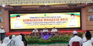 Foto : Sekda Tutup Bimbingan Manasik Haji Tingkat Kabupaten Tahun 2024.