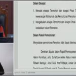 Foto : Tangkapan layar sidang pembacaan putusan PHPU. Sidang disiarkan langsung melalui kanal YouTube resmi MK, Selasa (2/4/2025). (Dok: Riauaktual)