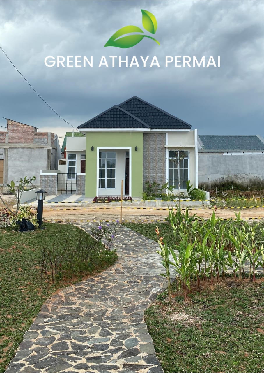 Foto : Contoh salah satu rumah yang ada di Perumahan GREEN ATHAYA PERMAI.