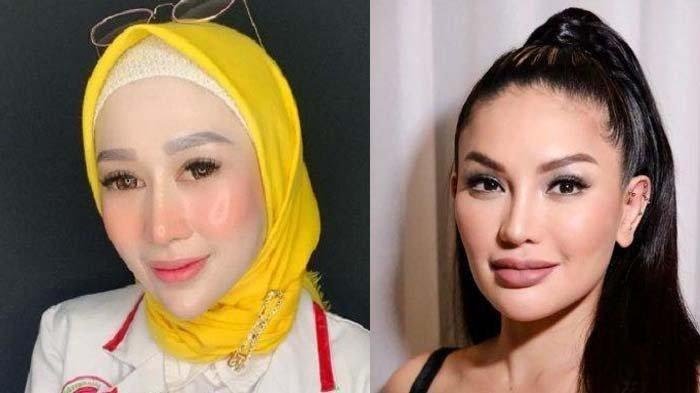 Foto : Nikita Mirzani (kanan) dan Reza Gladys (kiri). (Dok : Tribunnews.com).