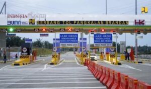 Foto: Gerbang Tol Pangkalan Brandan. (Dok : PU)