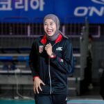 Foto : Pemain Voli Indonesia yang bermain di Klub Red Sparks, Korea Selatan, Megawati Hangestri.