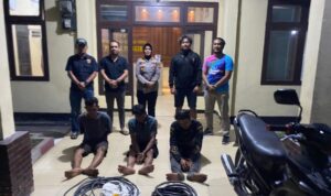 Polisi Amankan Tiga Pelaku Pencuri Kabel Penerangan Jalan Tol Permai