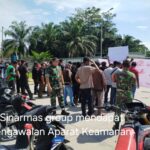 Foto : Aliansi Masyarakat Nerbit melakukan aksi penyampaian pendapat di muka umum di PT. ESM dan PT. OSM.