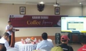 Kepala Imigrasi Dumai Coffee Morning Bersama Wartawan