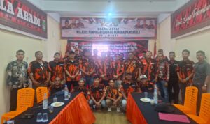 Foto : Pengurus PAC Pemuda Pancasila Dumai Kota bersama Pengurus Ranting.